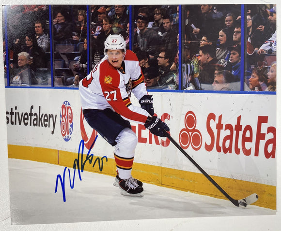 Nick Bjugstad Signed Autographed Glossy 8x10 Photo Florida Panthers - COA Matching Holograms