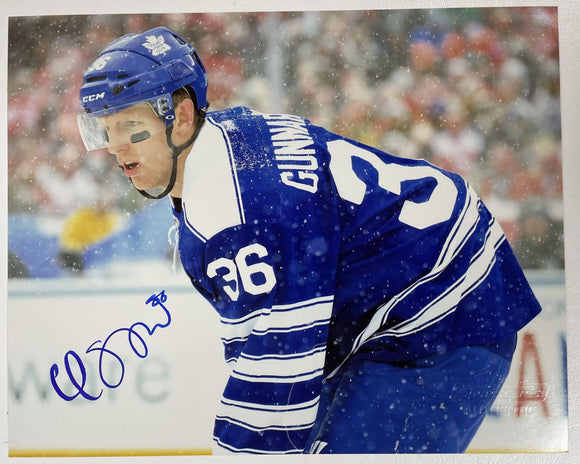 Carl Gunnarsson Signed Autographed Glossy 8x10 Photo Toronto Maple Leafs - COA Matching Holograms