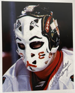 Murray Bannerman Signed Autographed Glossy 8x10 Photo Chicago Blackhawks - COA Matching Holograms