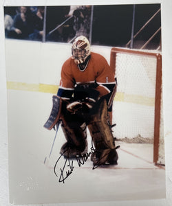 Rick Wamsley Signed Autographed Glossy 8x10 Photo Montreal Canadiens - COA Matching Holograms