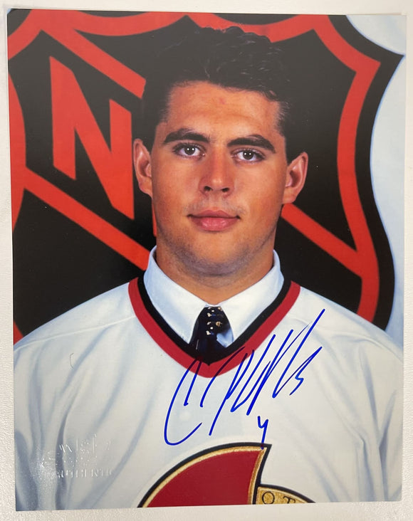 Chris Phillips Signed Autographed Glossy 8x10 Photo Ottawa Senators - COA Matching Holograms