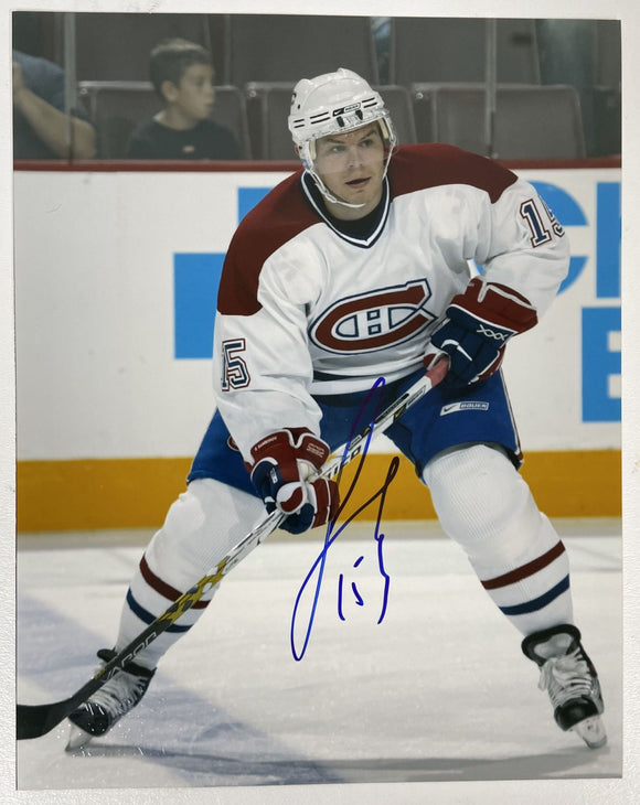 Sergei Samsonov Signed Autographed Glossy 8x10 Photo Montreal Canadiens - COA Matching Holograms