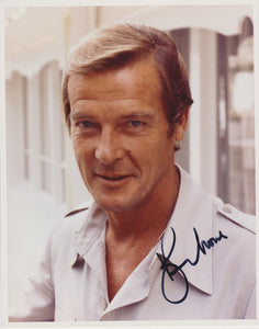 Roger Moore (d. 2017) Signed Autographed "James Bond 007" Glossy 8x10 Photo - COA Matching Holograms