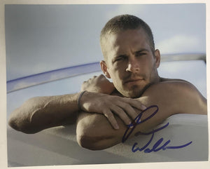 Paul Walker (d. 2013) Signed Autographed "The Fast and the Furious" Glossy 8x10 Photo - COA Matching Holograms