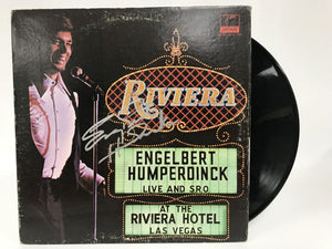 Englebert Humperdinck Signed Autographed "Live at the Riviera Hotel" Record Album - COA Matching Holograms