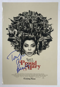 Taraji P. Henson Signed Autographed "Proud Mary" 11x17 Movie Poster - COA Matching Holograms