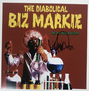 Biz Markie Signed Autographed "The Biz Never Sleeps" 12x12 Promo Photo - COA Matching Holograms