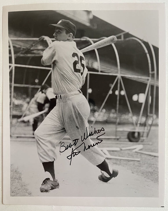 Irv Noren (d. 2019) Signed Autographed Vintage Glossy 8x10 Photo New York Yankees - COA Matching Holograms