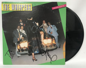 Walter Scott & Leaveil Degree Signed Autographed "The Whispers" Record Album - COA Matching Holograms