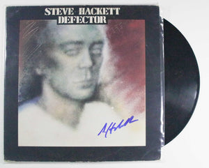 Steve Hackett Signed Autographed "Defector" Record Album - COA Matching Holograms