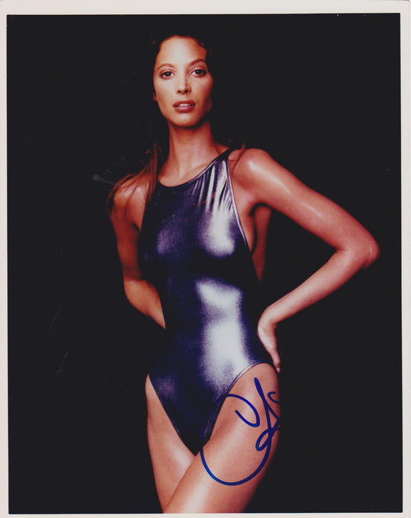 Christy Turlington Signed Autographed Glossy 8x10 Photo - COA Matching Holograms