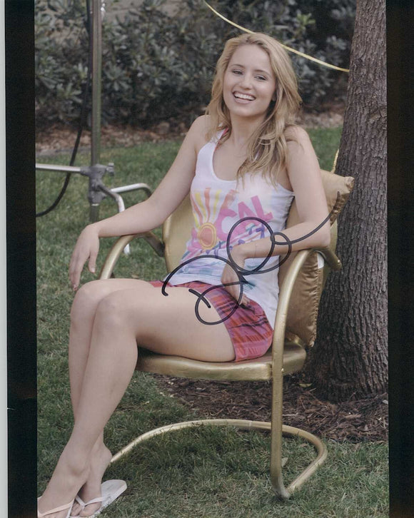 Dianna Agron Signed Autographed Glossy 8x10 Photo - COA Matching Holograms