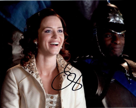 Emily Blunt Signed Autographed 