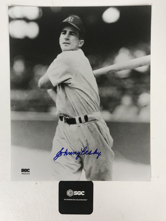 Johnny Pesky Signed Autographed Glossy 8x10 Photo - Boston Red Sox