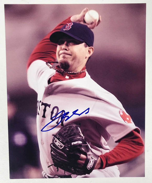 Josh Beckett Signed Autographed Glossy 8x10 Photo - Boston Red Sox