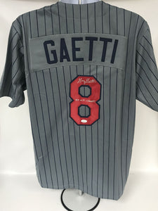 Gary Gaetti Signed Autographed "87 WS Champs" Minnesota Twins Pinstripe Baseball Jersey - JSA COA