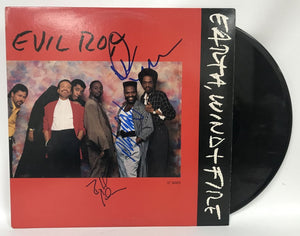 Earth, Wind & Fire Signed Autographed "Evil Roy" Record Album - COA Matching Holograms