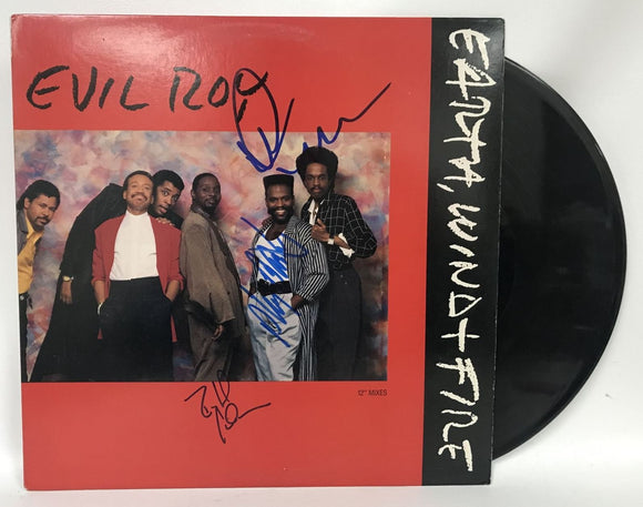 Earth, Wind & Fire Signed Autographed 