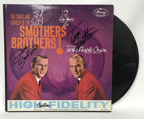 Dick & Tommy Smothers Signed Autographed 