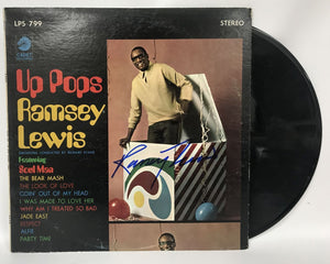 Ramsey Lewis Signed Autographed "Up Pops Ramsey Lewis" Record Album - COA Matching Holograms