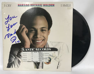 Narada Michael Walden Signed Autographed "I Cry, I Smile" Record Album - COA Matching Holograms
