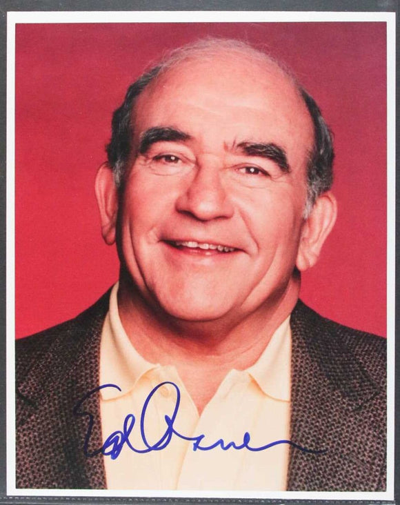 Ed Asner (d. 2021) Signed Autographed Glossy 8x10 Photo - COA Matching Holograms