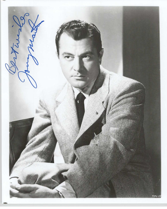 Tony Martin (d. 2012) Signed Autographed Vintage Glossy 8x10 Photo - COA Matching Holograms