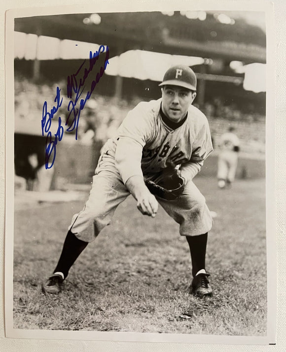 Bob Friend (d. 2019) Signed Autographed Vintage Glossy 8x10 Photo Pittsburgh Pirates - COA Matching Holograms