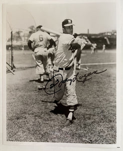 Johnny Logan (d. 2013) Signed Autographed Vintage Glossy 8x10 Photo Milwaukee Braves - COA Matching Holograms