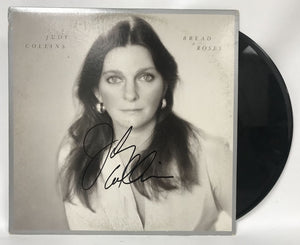 Judy Collins Signed Autographed "Bread & Roses" Record Album - COA Matching Holograms