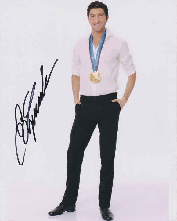 Evan Lysacek Signed Autographed Olympics Glossy 8x10 Photo - COA Matching Holograms