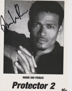 Mario Van Peebles Signed Autographed "Protector 2" Glossy 8x10 Photo - COA Matching Holograms