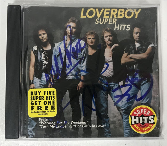 Loverboy Band Signed Autographed 