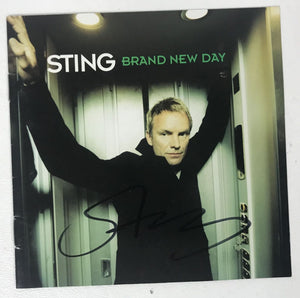 Sting Signed Autographed "Brand New Day" Music CD Cover - COA Matching Holograms