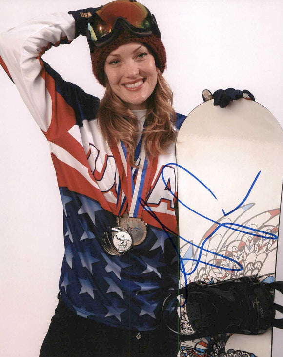 Meghan Tierney Signed Autographed Olympics Glossy 8x10 Photo - COA Matching Holograms