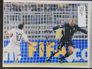 Nelson "Dida" Silva Signed Autographed Soccer Glossy 8x10 Photo AC Milan - COA Matching Holograms