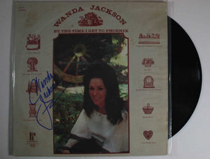 Wanda Jackson Signed Autographed "By The Time I Get to Phoenix" Record Album - COA Matching Holograms