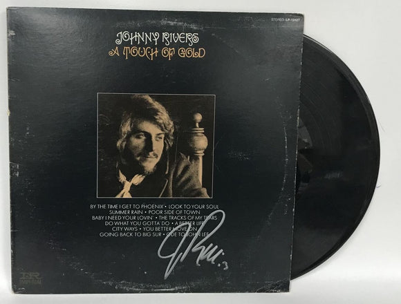 Johnny Rivers Signed Autographed ''A Touch of Gold'' Record Album - COA Matching Holograms