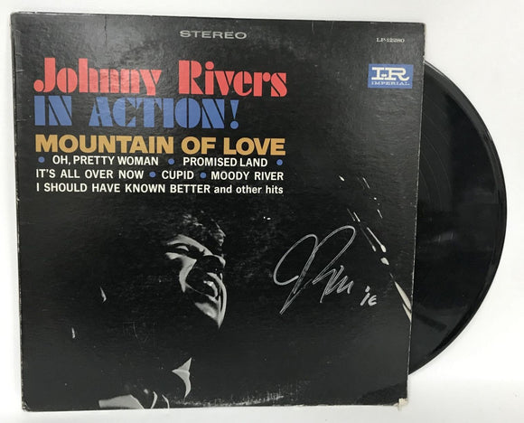 Johnny Rivers Signed Autographed ''In Action'' Record Album - COA Matching Holograms