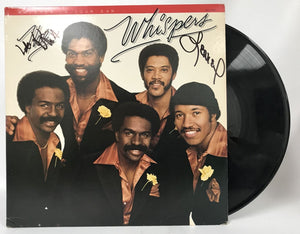 Walter Scott & Leaveil Degree Signed Autographed "The Whispers" Record Album - COA Matching Holograms