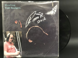 Todd Rundgren Signed Autographed "Healing" Record Album - COA Matching Holograms