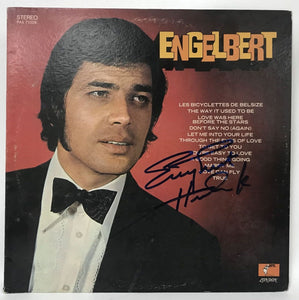 Englebert Humperdinck Signed Autographed "Englebert" Record Album Cover - COA Matching Holograms