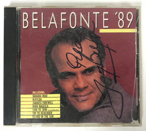 Harry Belafonte Signed Autographed "Belafonte '89" Music CD - COA Matching Holograms