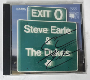 Steve Earle Signed Autographed "Exit 0" Music CD - COA Matching Holograms