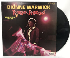 Dionne Warwick Signed Autographed "Promises, Promises" Record Album - COA Matching Holograms