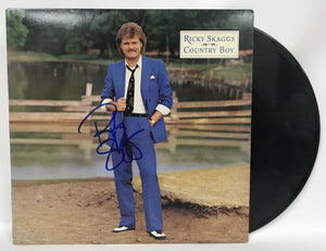 Ricky Skaggs Signed Autographed "Country Boy" Record Album - COA Matching Holograms