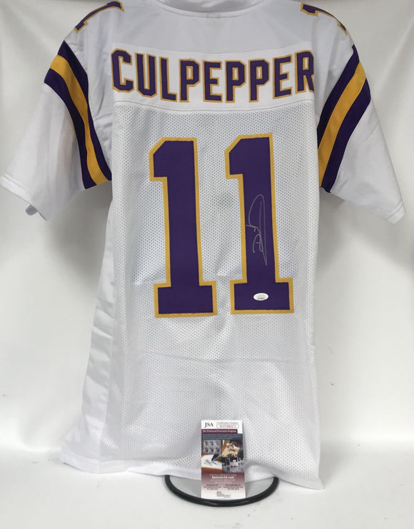 Daunte Culpepper Signed Autographed Minnesota Vikings White Football Jersey - JSA COA