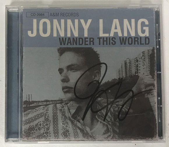 Jonny Lang Signed Autographed 