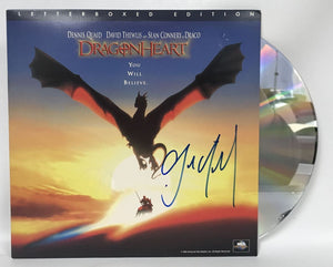 Dennis Quaid Signed Autographed "DragonHeart" LaserDisc - COA Matching Holograms