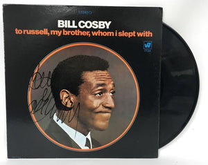 Bill Cosby Signed Autographed "To Russell, My Brother, Whom I Slept With" Comedy Record Album - COA Matching Holograms